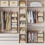 Organisateur de garde-robe à 4 niveaux - Beige