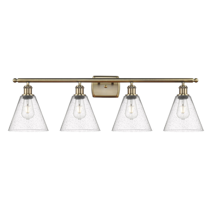 Anacani 4 - Light Vanity Light, Antique Brass, LED