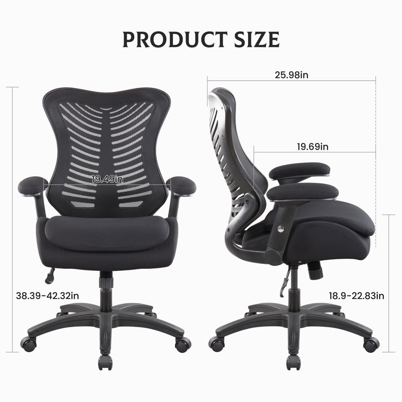 Chaise de bureau en filet Alrita