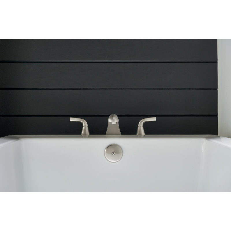 Ensemble de garniture de baignoire romaine, Nickel brossé