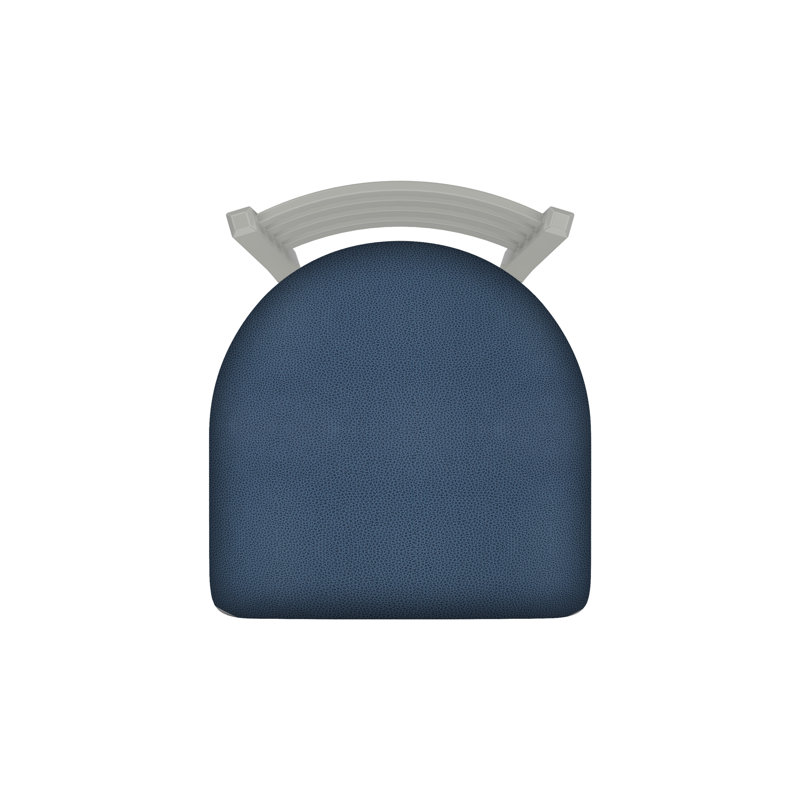 400 Jackie Chair, Vinyl-Rein Bay, Anodized Nickel
