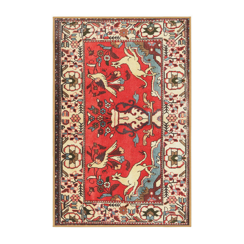 Tapis rouge à motif sud-ouest, Rectangle 8 pi x 12 pi