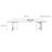 T-shaped leg granite slab dining table-1873899822