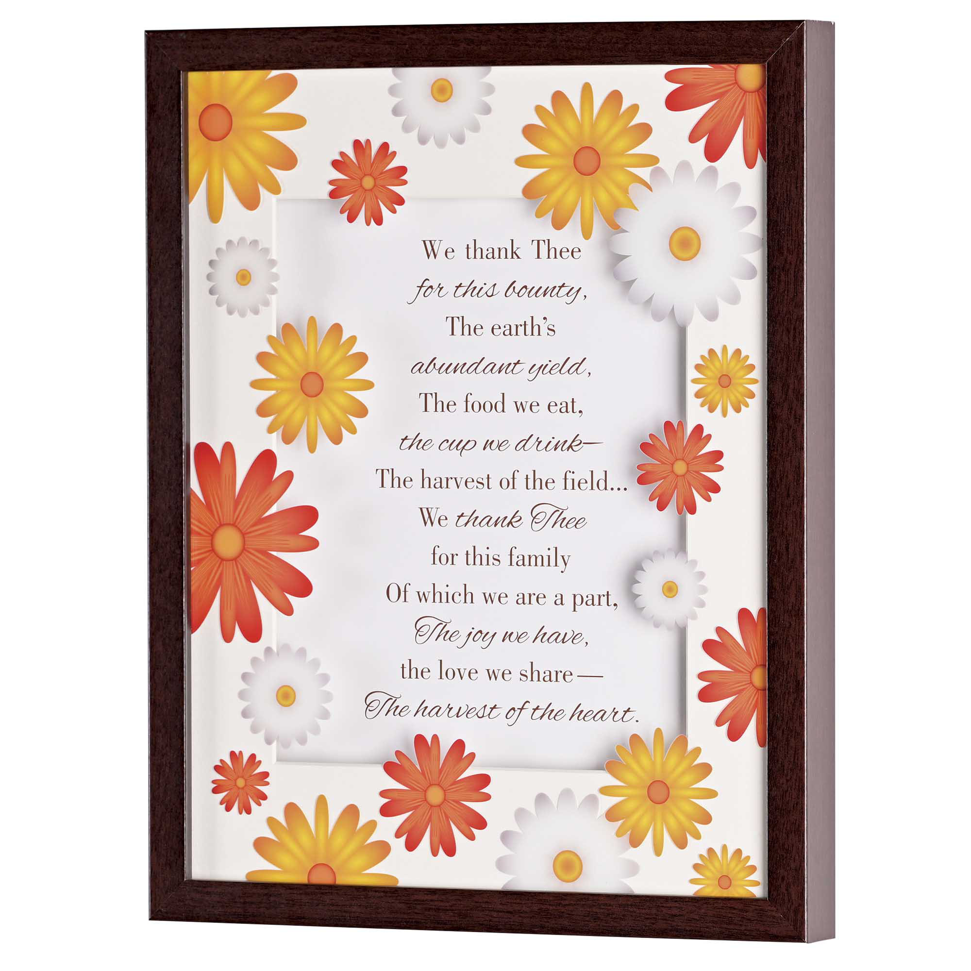 Ophelia & Co. Framed Wall Art We Thank Thee | Wayfair