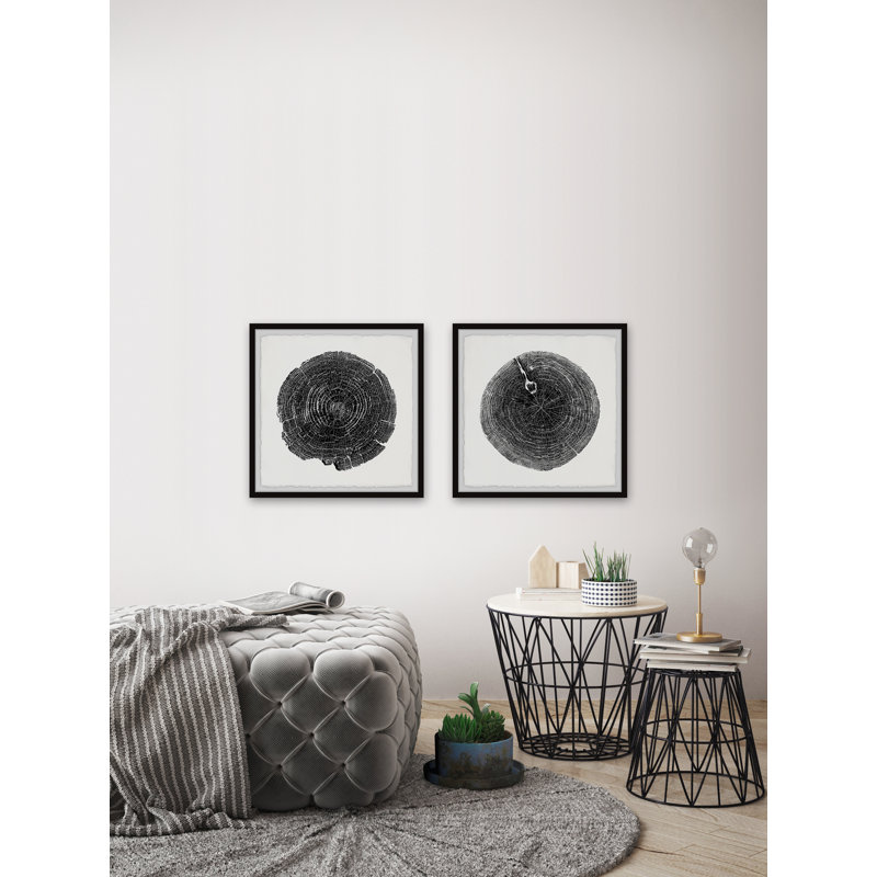 " Charred " by Marmont Hill, 24" H x 24" W