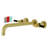 Kingston Brass Manhattan Two-Handle 3-Hole Wall Mount Roman Tub Faucet-59137456-115316193
