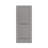 36 In. X 80 In. Light Grey Painted Finished Composite MDF 2 Panel Interior Barn Door Without Hardware Kit-55426842