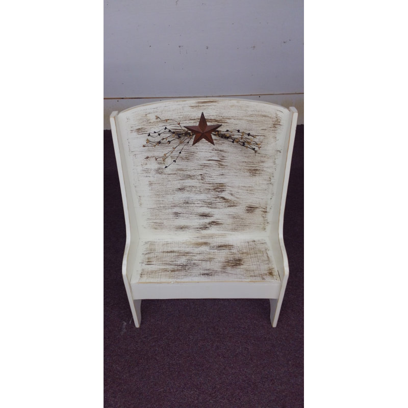 Wood Bench, Antique White