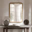 Miroirs à cadre en bois pour salle de bain, 24 po x 36 po, miroir mural à cadre en bois de style campagnard rectangulaire (horizontal / vertical)
