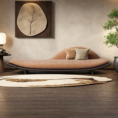 Méridiennes d'intérieur en bois massif Retro Living Room