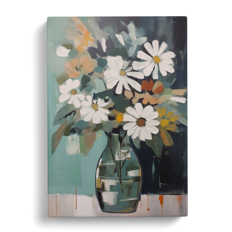 Mid Century Flowers Vol.1 - Wrapped Canvas, 50cm H x 35cm W x 3cm D
