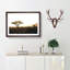Giraffe in Tanzania - Picture Frame Graphic Art Print-56712904-56712901