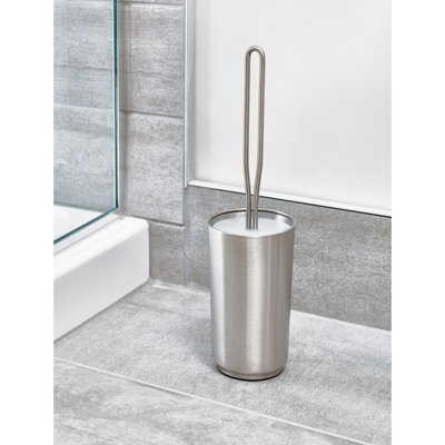 IDesign Austin Metal Toilet Brush And Holder