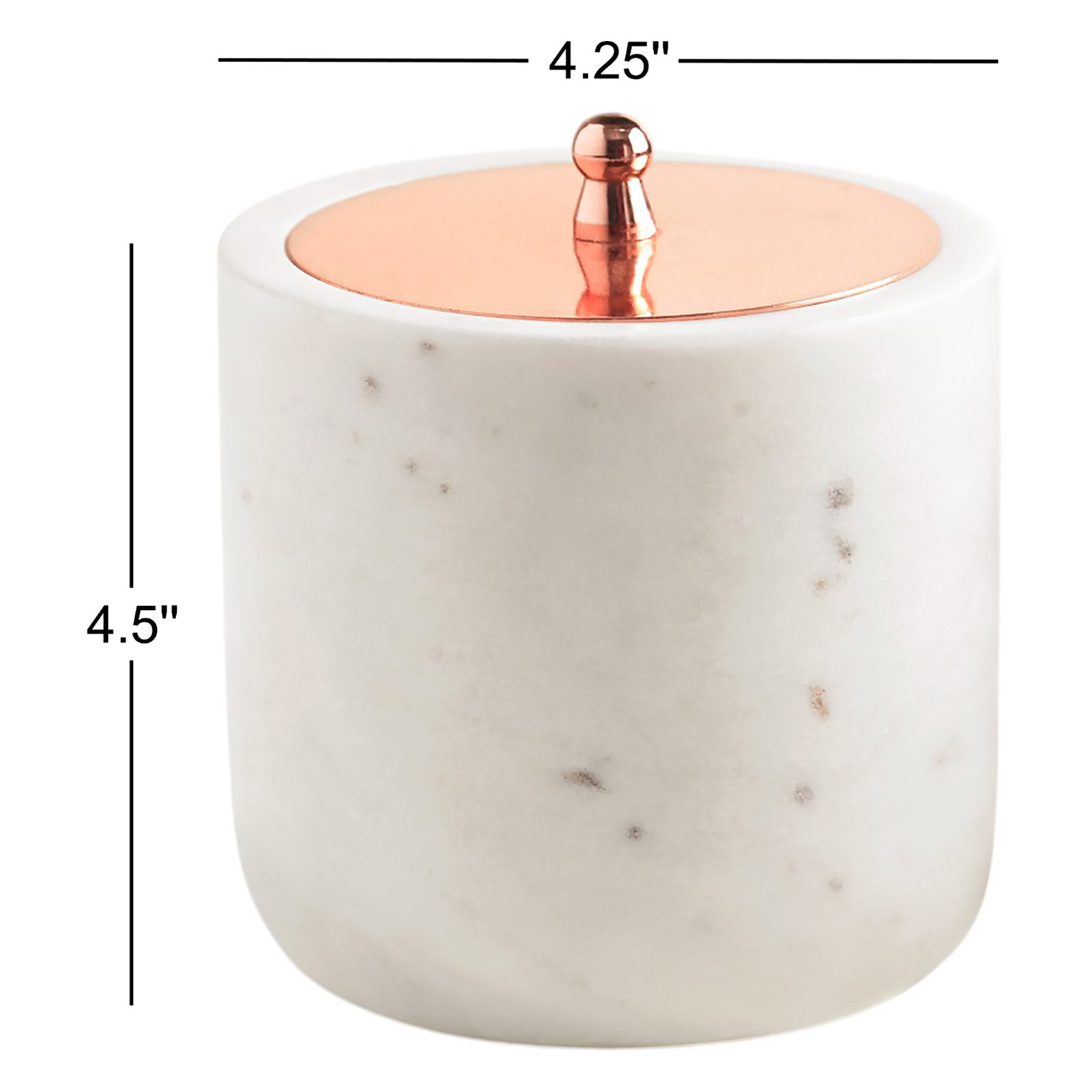 Fernand Marble Bathroom Storage Container