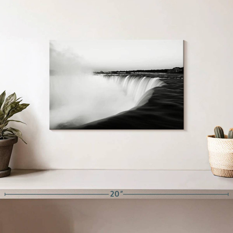 Chutes du Niagara monochromes Alvord, H 8 po x l 12 po