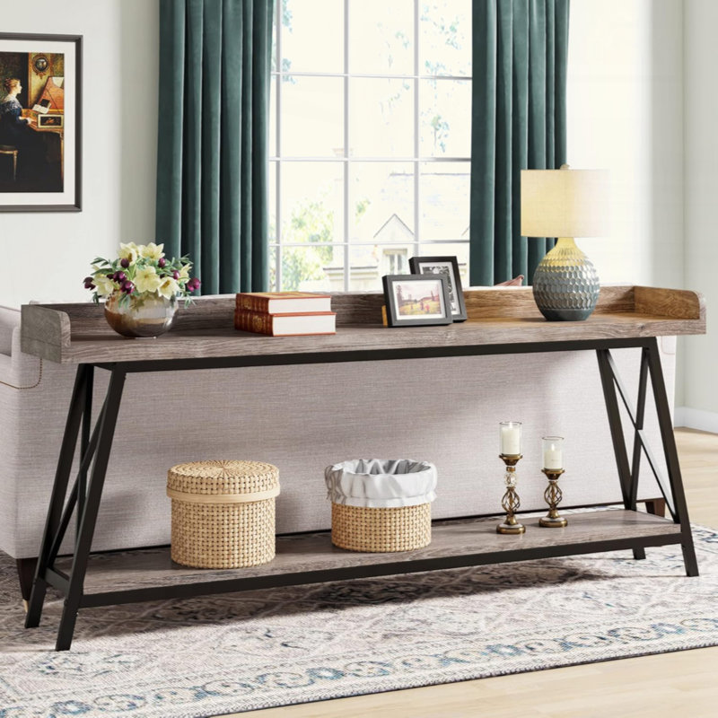 70.9" Extra Long Console Table, Gray