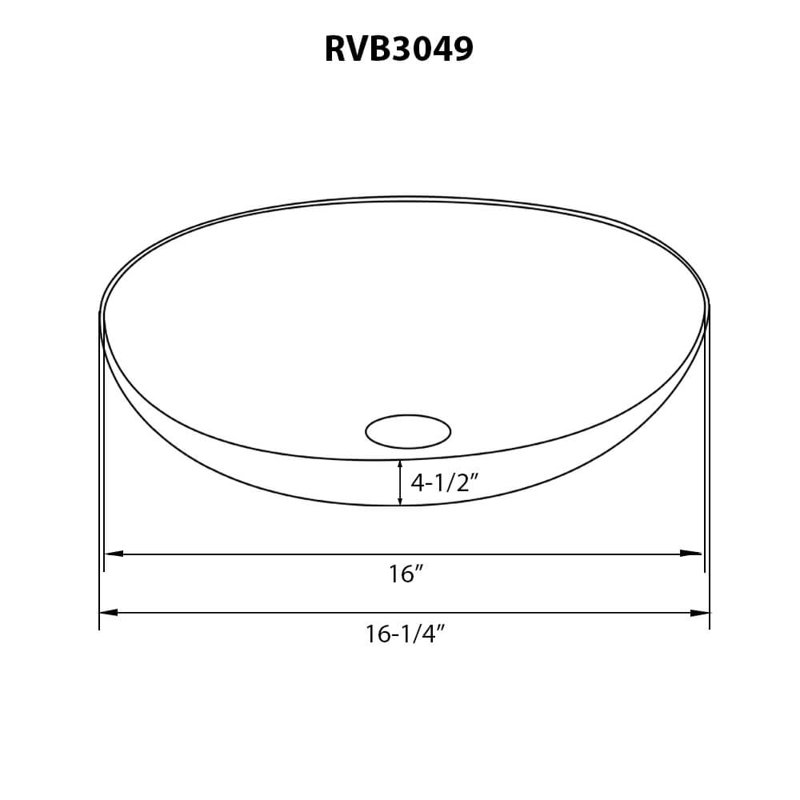 Murano 16.12'' L Bathroom Sink, Cosmic Black