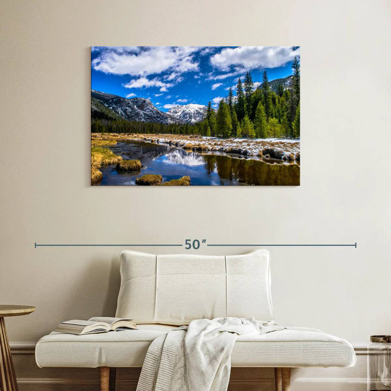 Alvord Rocky Mountain Park en hiver, H 26 po x l 39 po