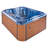 Allionna Square Hot Tub With LED Blue-515215000
