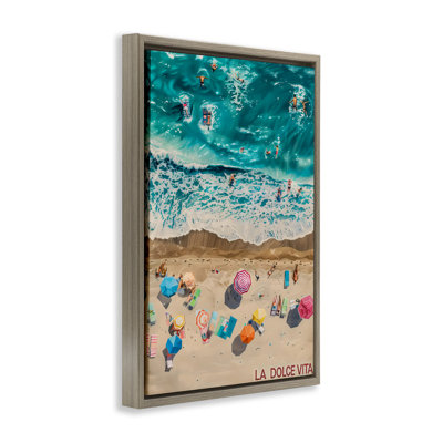 Cadre flottant Family Beach Dolce Vita, design par LSR Design Studio