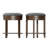 Krishay Forge Solid Wood & Mdf American Traditional Swivel Barstool-1602239192