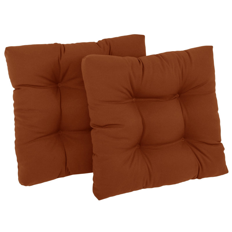 Coussin de siège 2 pièces Winston Porter, Épice