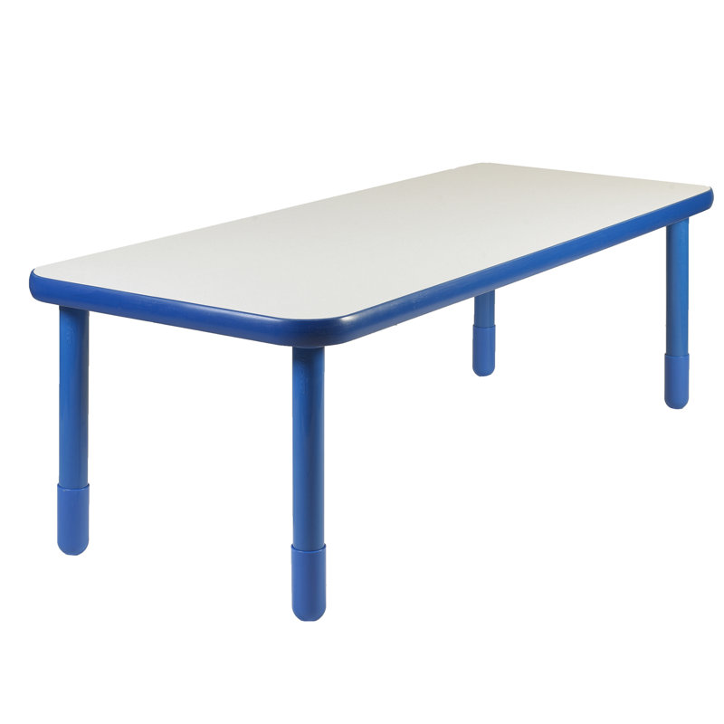 BASELINE 72" x 30" Rectangular Table, 18" H x 30" L x 72" W, Royal Blue