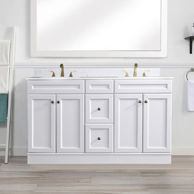 Meuble-lavabo double 60 po
