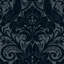 Llewelyn-Bowen - Off The Wall Damask Fabric Wallpaper Roll-349054521