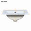 Meuble-lavabo de 18 pouces avec lavabo en céramique et tablette réglable-2009844841