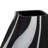 Modern Neutral Glass Black Abstract Abstract Contemporary Vase-1666120922