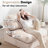 Boneless 8.3" Futon Mattress, Folding Sofa Bed,Modern Corduroy Upholstered Sofa - Comfortable Accent Chair,Set Of 2-746466073