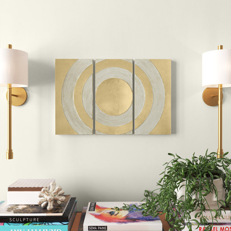 Glam Abstract Wall Decor on Metal
