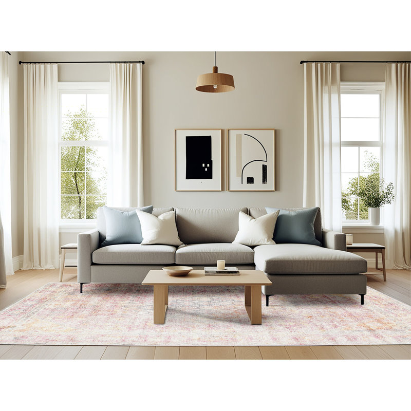 Tapis oriental brun / gris, Rectangle 6 pi x 9 pi