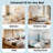Non-Slip Bed Sheet Corner Holders Set of 4, Universal Fit for All Sheet Sizes, Gray-121931868