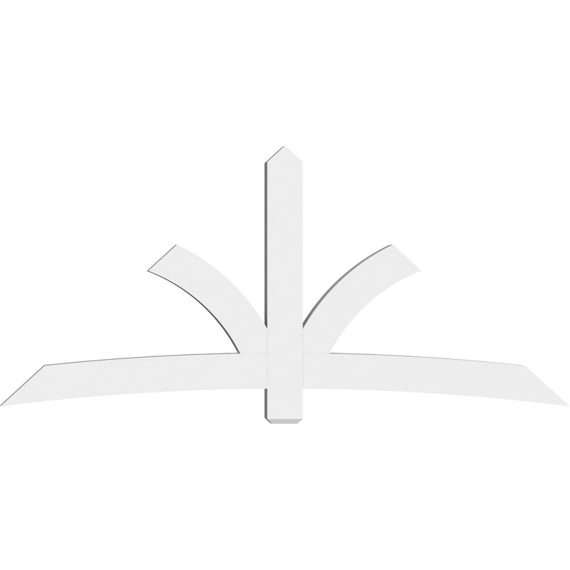 Support pour pignon Davenport, H 44 po x l 96 po (pas: 11/12), P 4 po x F 6 po, PVC