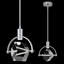 Luminaire suspendu en cristal pour îlot de cuisine à DEL Margoth-31554265