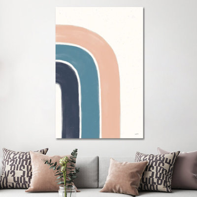 Rainbow I by Leah York - Wrapped Canvas Print