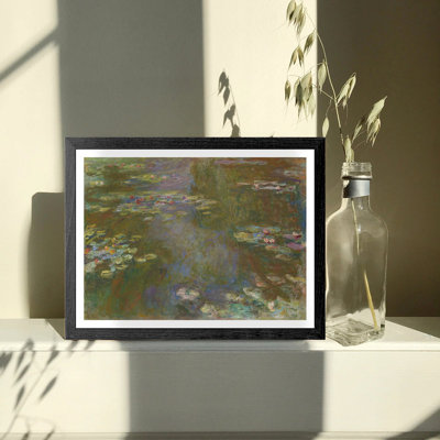 Reproduction d'art de nénuphars de Monet - Les eaux d'automne rencontrent la poésie zen