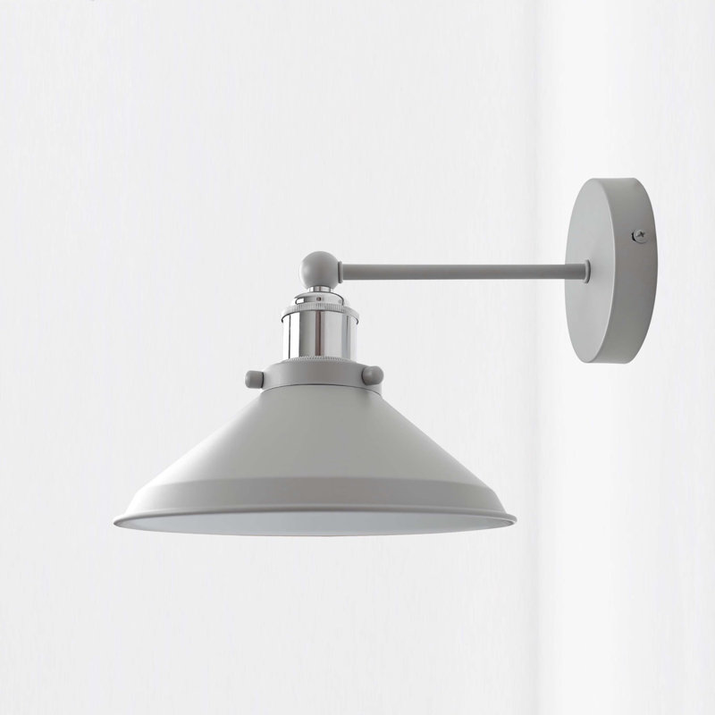 Grabowski LED Armed Sconce, Grey
