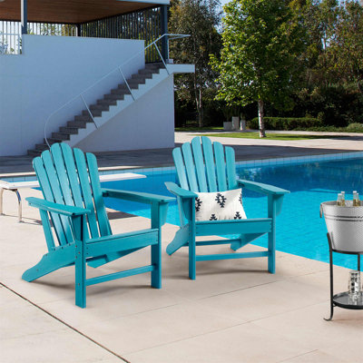 Chaise Adirondack à bascule en plastique Helenville