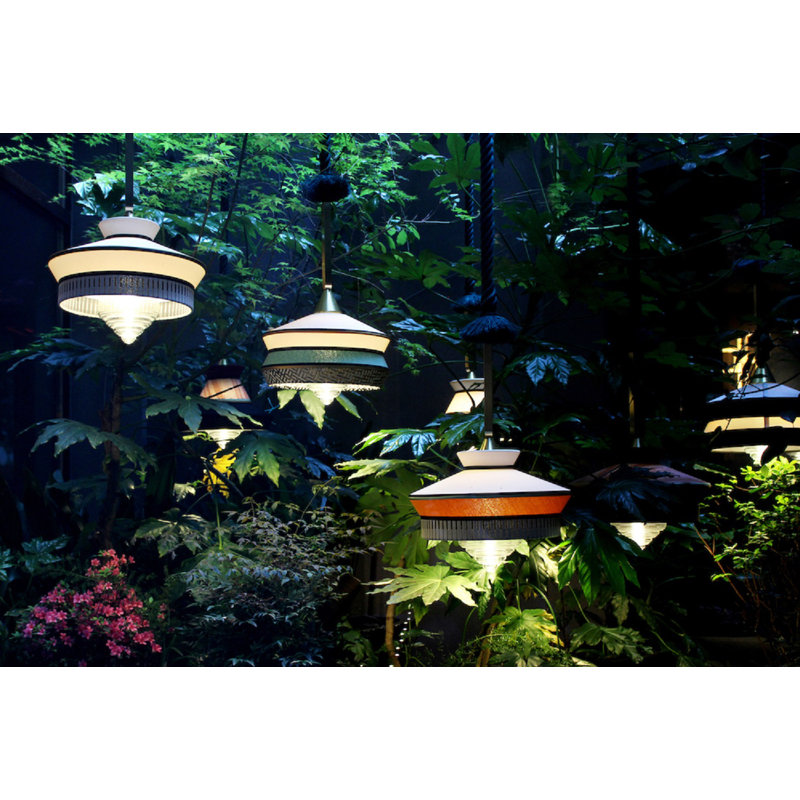 Calypso So Outdoor Suspension Lamp, 24.8" H x 15.4" W x 15.4" D