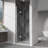 Goodyo 32"X 72" Pivot Bifold Frameless Glass Shower Door 1/4 Inch (6Mm) Tempered Clear Glass Swing Shower Panel, Reversible Installation-126145804