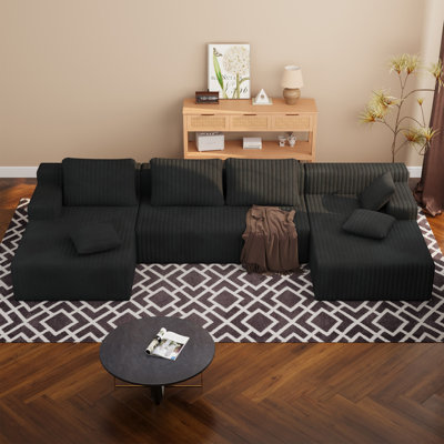 Canapé modulaire en forme de L de Boneless