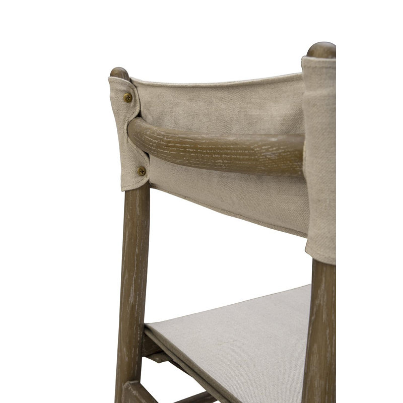 Solid Wood Dining Chair, White