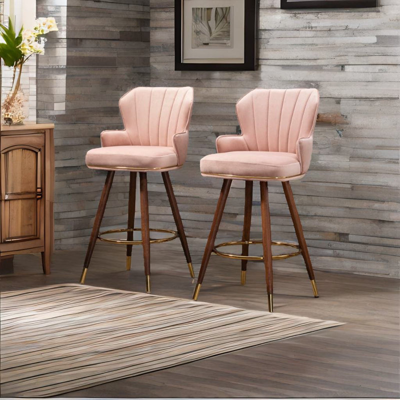 Tabouret de bar 28 po Mad Incroyable, Rose