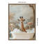 «Whimsical Giraffe Soak» par Hostetter, reproduction d'art sur toile encadrée-165413449