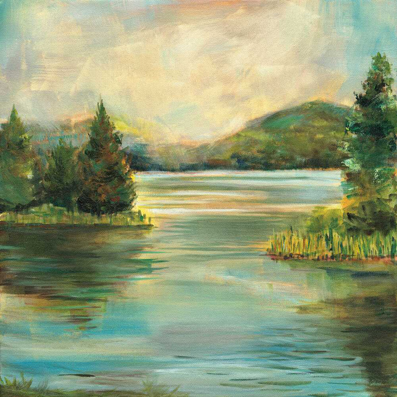 " Silver Lake ", 20" H x 20" W x  1.25" D