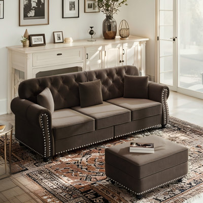 Canapé Chesterfield 82,6 po