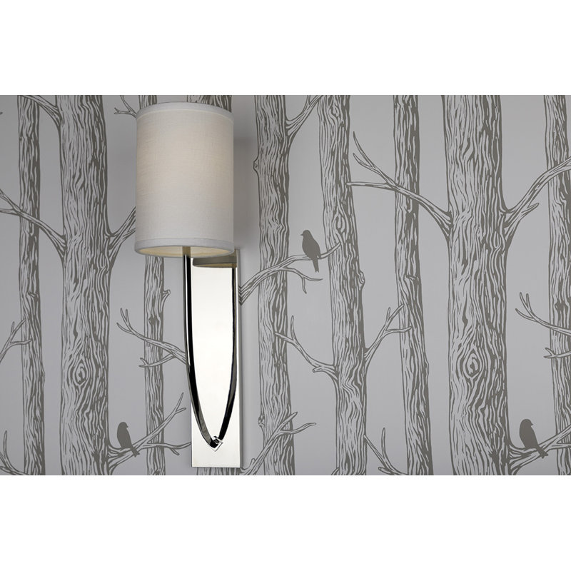 Colton 1 - Light Armed Sconce, Polished Nickel